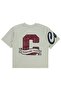 Boy's T-Shirt 10-13 Years Old Burgundy-White - 3