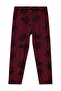 Floral Patterned Leggings for Ages 6-9 - Red 7-8 Years - 4