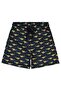 Shark Printed 6-9 Years Old Swim Shorts - Navy Blue - 2