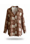 |   Aegean Coast - Pattern |   Viscose Plus Size Shirt - 7