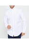 Slim Close-Fitting Iron-On White Dakron Fabric Feature Pocketless Long Sleeve Black Tie with Gift - 3