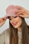 Powder Soft Textured Plush Cap Women's Hat - 4
