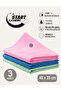 Koza-X Microfiber Magic Cleaning Cloth 3 Pieces Glass, Mirror, Kitchen, Bathroom, Car General Cleaning Cloth - 8
