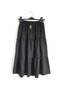 Black Midi Length 75cm Lined Tiered Skirt (Not Suitable for Hijab) - 2