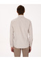 Beige Slim Fit Long Sleeve Shirt 50297468-Vr011 - 5