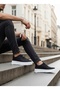 BA0801 BOA High Sole Black Parachute Fabric Skin Detailed Men's Shoes - 2