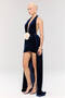 The Heiress Navy Dress - 3