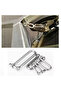 M6 304 Stainless Steel Long D Shackle Load Clamp M4-M16 for Chains Wirerope Lifting Paracord Outdoor - 3