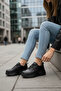 Perix High-Sole Women's Sports Shoes 6 cm Black - 2