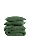 Premium 100% Cotton King Size Muslin Duvet Cover Set 220X240 cm - 6