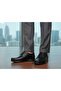 4256 Men's Black Personality Daily Genuine Leather Shoes - 2