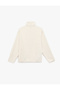 Comfortable Fit Long Sleeve Pocket Zipper Stand Collar Plush Coat - 4