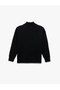 Half Zipper Long Sleeve Viscose Blend Knitwear Sweater - 4