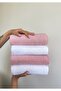 100% Cotton Set of 4 50x90cm Hand & Face Towels - 5