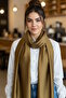 Mustard Color Taffeta Shawl