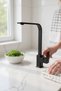 Matte Black Kitchen Faucet Black Sink Faucet Square Design Kitchen Faucet
