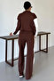 Women's Modal Fabric Side Stripe Garnished Tracksuit Set - 6