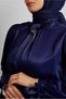 Belted Satin Skirt Suit 45706 - 3