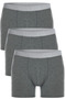 Men's 3-Piece Cotton Lycra Anthracite Colored Boxer Set 4147