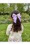 Ribbon Model Lilac Color Handmade Two Pieces Buckles for Children or Adults