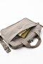Unisex Wrinkled Mink Color Waterproof Cross-Hand Strap Briefcase and Laptop Bag with Laptop Compartment - 6