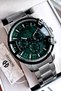 Multifunction Men's Wristwatch Silver Color Steel Band 3 Atm Water Resistant Hme2050C3
