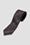 Tie 8 cm Microfiber Polyester Brown Men's Patterned Tie