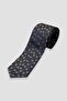 Tie 8 cm Microfiber Polyester Navy Blue Men's Patterned Tie
