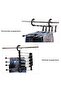 Movable Foldable Hanger In-Cabinet Fabric Jeans Pants Hanger 5 In 1 Scarf Hanger Multiple Hanger - 6
