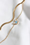 2-PIECE BUTTERFLY FIGURE GOLD STEEL BRACELET - 3
