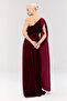 Baglioni Burgundy Gown - 5