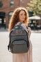 Mother Baby Care Backpack Functional Thermal Waterproof with Changing Mat and Keychain