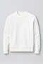 Wenders Relax Fit Basic Brushed Interlock Crew Neck Men's Sweatshirt - White
