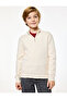 Half Zipper Long Sleeve Viscose Blend Knitwear Sweater