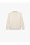 Half Zipper Long Sleeve Viscose Blend Knitwear Sweater - 4