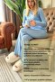 Pure 100% Cotton Long Sleeve Women's Pajama Set - 6