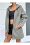 Women's Zipper Hooded Sweatshirt Hoodie - 3