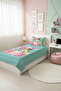 Princess Girl Patterned Baby and Kids Printed Single Pique Set 160x230 - 2