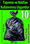 Black Thick Garbage Bag for Moving and Transportation - 80 X 110 cm - 10 Pieces - Heavy Duty Load-Bearing Bag - 5