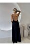 Black Long Strap Dress - 5