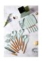 19-Piece Green Silicone Kitchen Utensil Set with Knife, Cutting Board, and Kitchen Gadgets - 2