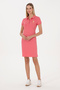 Women's Dark Pink Polo Neck Mini Length Knitted Dress 50297457-Vr167 - 3