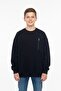 Crew Neck Boys' Sweatshirt with Pocket Zipper Detail