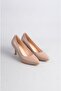 Seç 224 Genuine Leather Stiletto Shoes (7cm) Mink