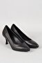 Select 224 genuine leather stiletto shoes (7cm) black