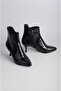 Select 1063 genuine leather heel women's boot (heel height: 7 cm) black patent leather - 5