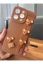 iPhone 15 Pro Compatible Case Cute Teddy Bear Bobby Camera Protection Cover - 4