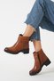 Lacso Side Three-Pin Women's Genuine Leather Boot Taba Leather - 4
