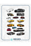 Hızlı Arabalar Sticker Set
