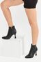 100% Genuine Leather Black Women's Boots - 8